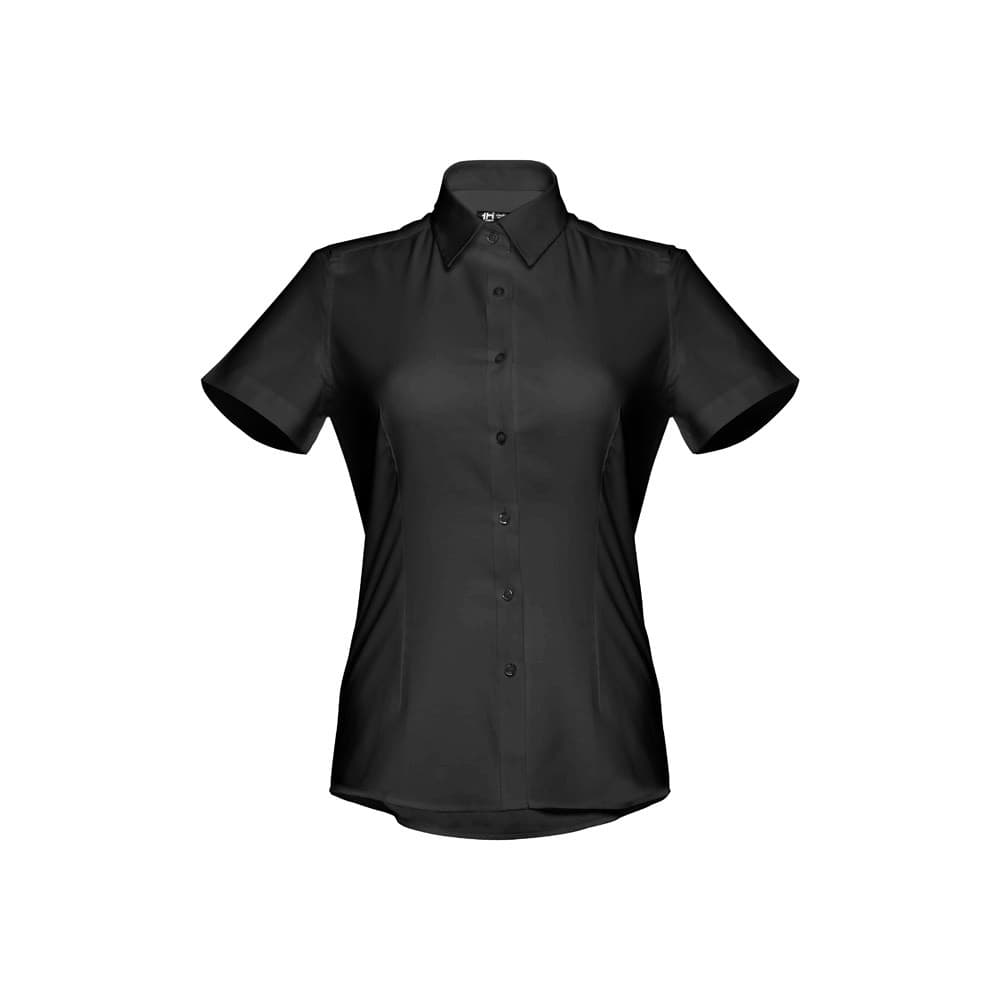 THC LONDON WOMEN. Women's short-sleeved Oxford shirt