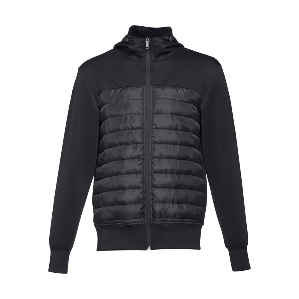 THC SKOPJE. Veste à capuche pour homme en taffetas 300T