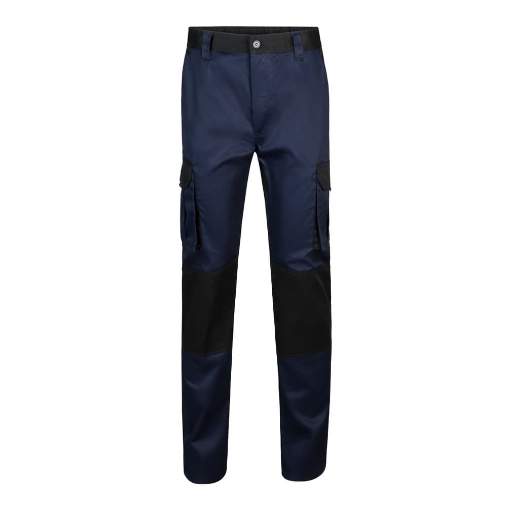VL NJORD. Pantalon sergé, bicolore, multipoches (240 g/m²), en coton (35%) et polyester (65%)