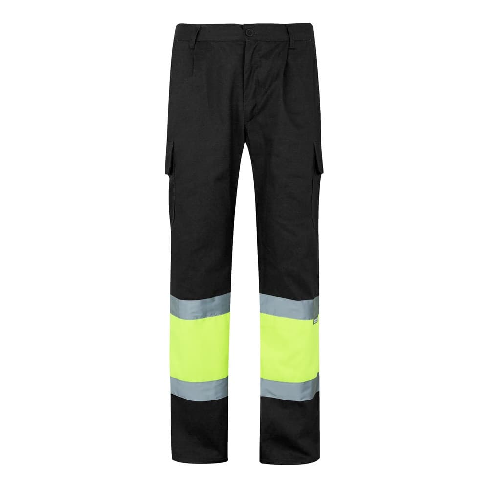 VL ATHENA. Pantalon bicolore en sergé (210g/m²), doublé, multi-poches, en coton (20%) et polyester (80%)