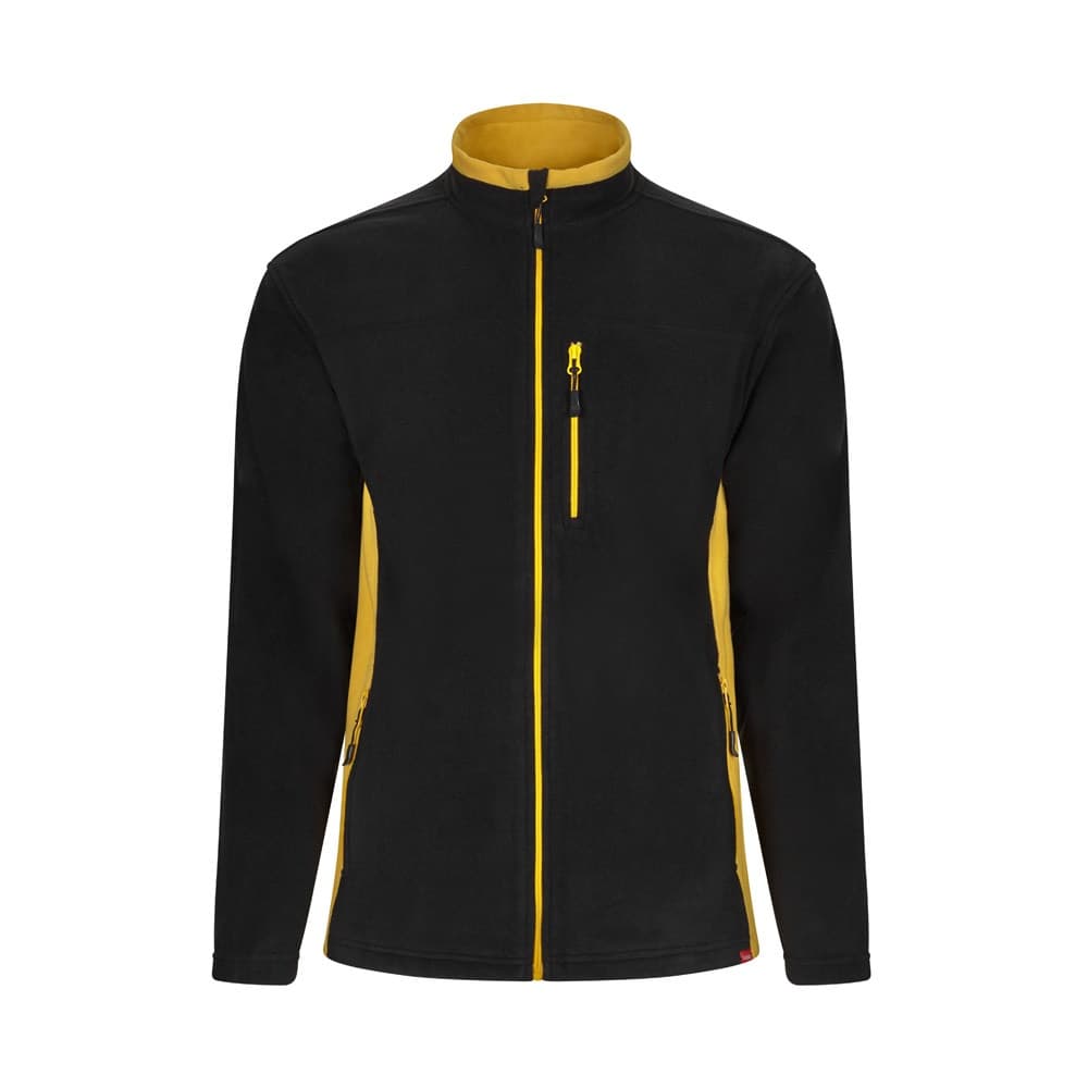 VL GERAS. Veste polaire bicolore (220g/m²) en polyester (100%)