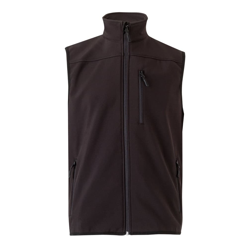 VL VARUNA. Gilet soft shell (280g/m²), avec doublure polaire, en polyester (94%) et élasthanne (6%)