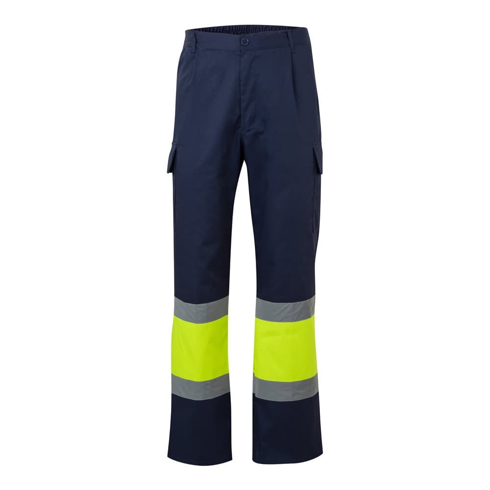 VL ARTEMIS. Pantalon bicolore en sergé (190g/m²), en coton (20%) et polyester (80%)