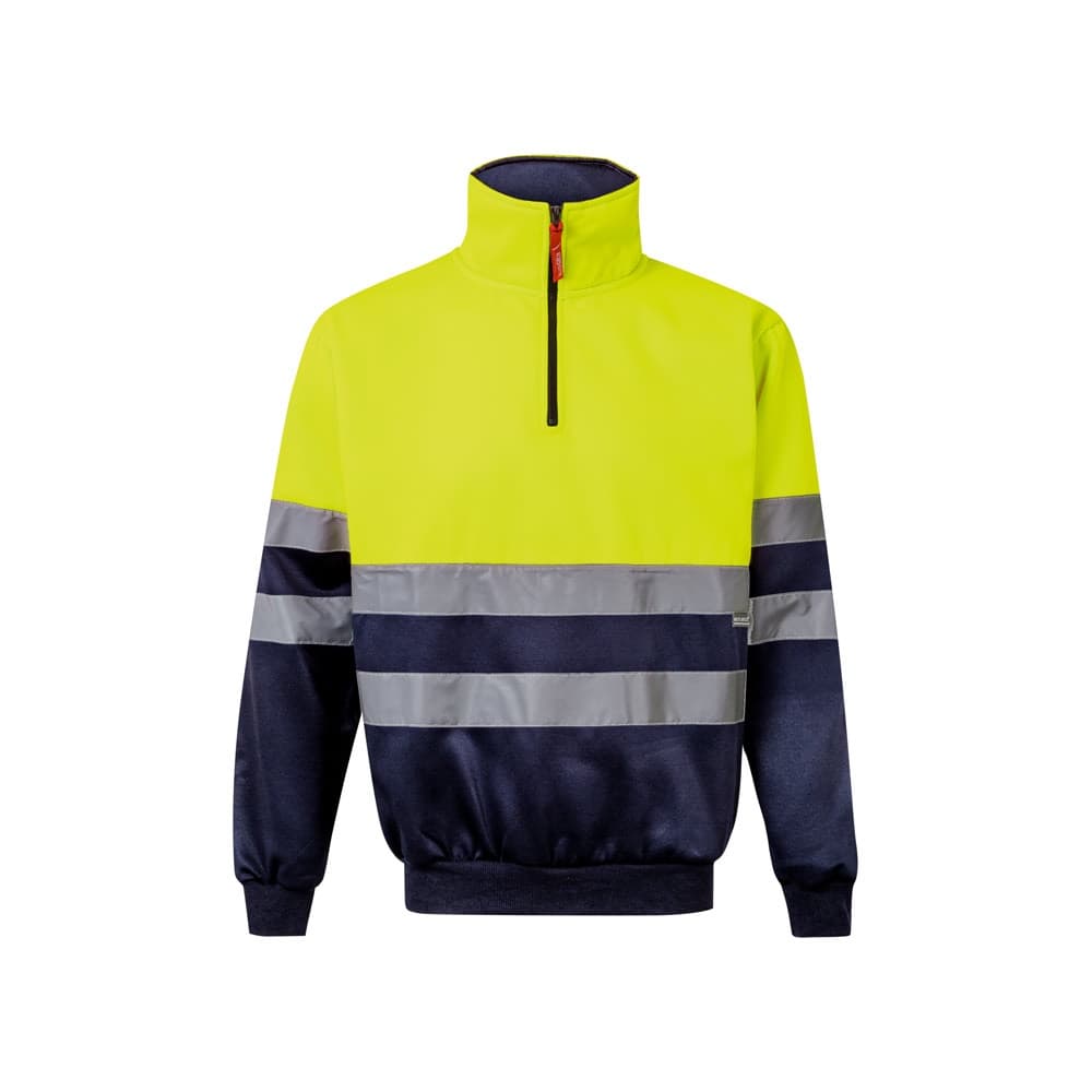 VL THOR LARGE. Two-tone sweatshirt (300g/m²) in polyester fleece (100%)