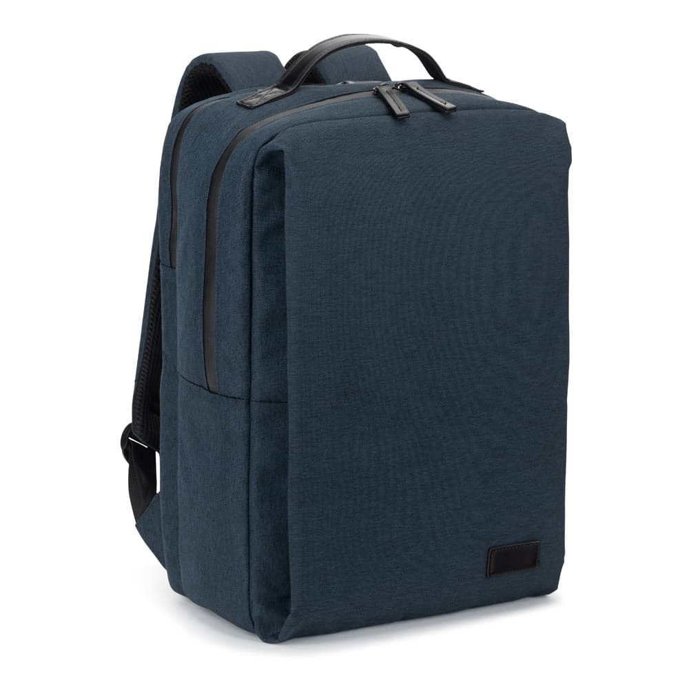 GLASGOW. Mochila para computador portátil (17") em poliéster reciclado de alta densidade 600D (20L)